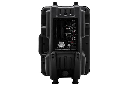 EARTHQUAKE Sound DJ-10M Powered 10-inch 2-Way Monitor/PA Speaker (Single),Black - style: 10-inch (Single)