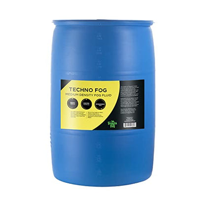 Froggys Fog - Techno Fog - DJ Party Club & Mix - Premium Quality Fog Juice - 55 Gallon Drum - Fog Fluid for Event Lighting, Parties & DJs - size: 55 Gallon Drum