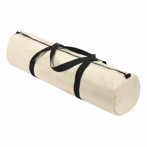 1 Pcs Zippered Tripod Bag, 28 x 7.5 Inch Water Resistant Oxford Cloth Outdoor Equipment Storage Bag with Handle for Travel Outdoor Camping Sports Fishing Rod, Beige - color: Beige, size: 28 x 7.5 Inch