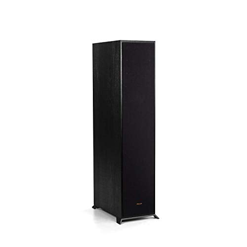 Klipsch R-610F Floorstanding Speaker, Black | Home audio and home theater with 1-inch aluminum tweeter, 6.5-inch copper woofer and 5-year warranty