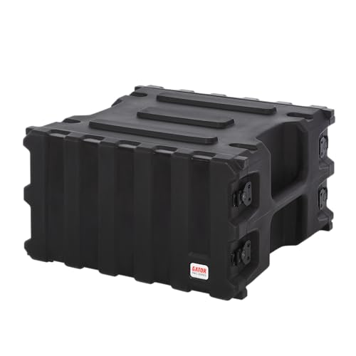 Gator Cases Pro Series 6U Rack Case with Standard 19" Depth, Roto Molded Made in USA (G-PRO-6U-19) - size: 6U Rack Space, style: Standard - 19" Deep