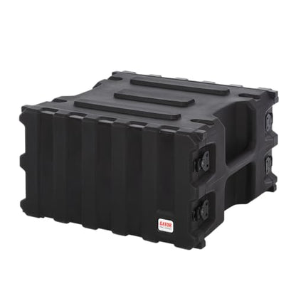 Gator Cases Pro Series 6U Rack Case with Standard 19" Depth, Roto Molded Made in USA (G-PRO-6U-19) - size: 6U Rack Space, style: Standard - 19" Deep