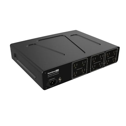 AudioQuest PQ303NA PowerQuest 303 12 Outlet Surge Protector with an AudioQuest NRGY3US01 1.0M Low-Noise AC Power Cable (2023) - size: 303NA, style: NRGY3