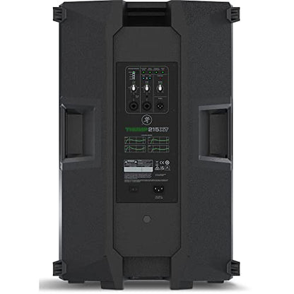 Mackie Thump215XT 1400W 15" Powered PA Loudspeaker System (DSP and Bluetooth) Bundle with with Auray Speaker Stand and 51" Stand Bag Plus 20" XLR-XLR Cable