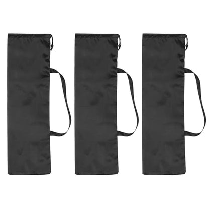 PATIKIL 30 x 10 Inch Tripod Carrying Case, 3 Pack Camera Tripod Carrying Bags Oxford Cloth Padded Bag for Camera Gear Mic Light Stand Sheet Music Photography Accessories, Black - size: 30 x 10 Inch