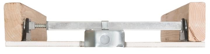 Westinghouse 0110000 Saf-T-Brace Ceiling Fan Mounting Brace, Silver | Twist-and-lock installation, Fits ceiling fan installations, Three-tooth design, Includes mounting hardware