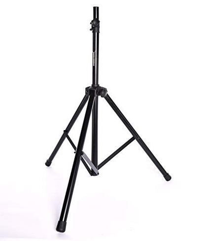 LyxPro SPA12 12" Portable PA Speaker System With Metal Tripod Stand Combo Kit Power Active Powerful Amplifier Equalizer Bluetooth SD Slot USB MP3 XLR 1/4" 1/8" 3.5mm Inputs Remote Control - size: 12 Inch + Stand