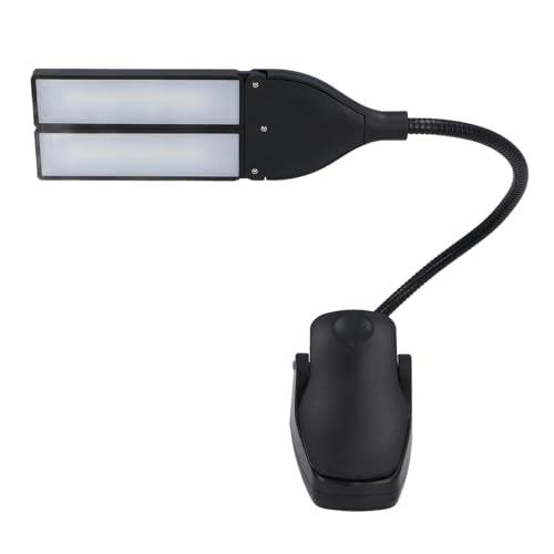 Folding Music Stand Light On Piano Lamp with 3 Brightness Modes On Piano Lamp for Reading Sewing Craft
