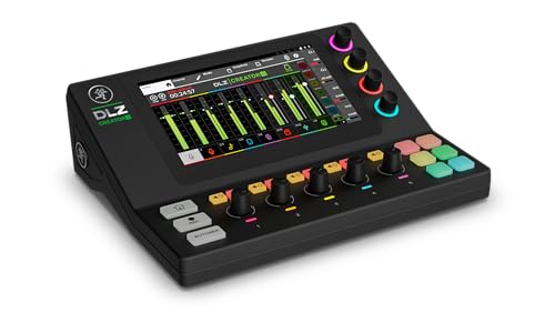 Mackie DLZ Creator XS Adaptive Digital Mixer for Podcasting, Streaming and YouTube with User Modes, Mix Agent Technology, Auto Mix, Onyx80 Mic Preamps - style: DLZ Creator XS