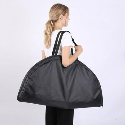 Tutu Garment Bag for Ballet, 40 Inch Foldable Pancake Tutu Bag for Hanging Clothes, Dance Ballet Bags with Full Zipper, Storage Bags for Costume, Travel