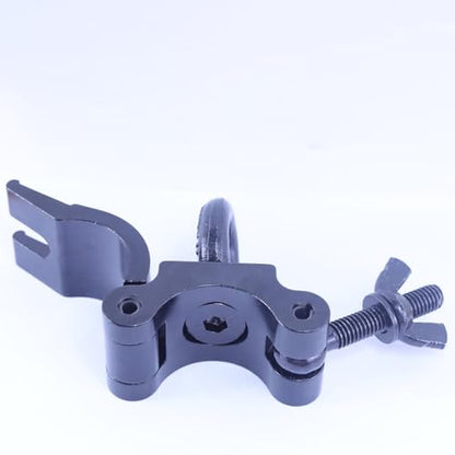 Sarknoah.Black 2" Wide Heavy Duty Truss Clamp With Eye Bolt Ring Fit Tube For (1.5-2)" /(38-52) mm Truss .Half Coupler Truss Eye Clamps For Speakers LED Video Wall LED Screen Display - color: Black