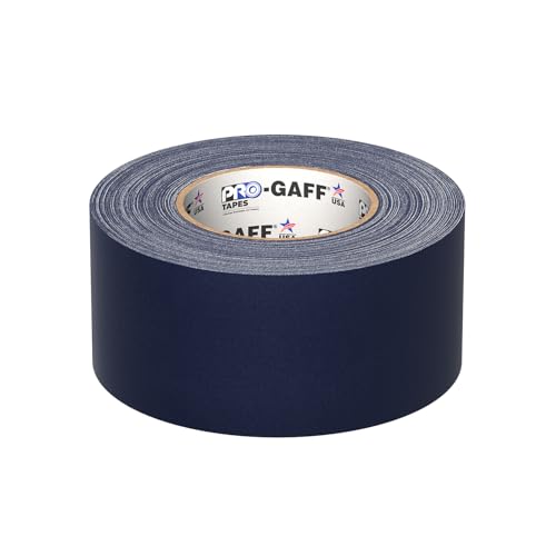 3" Pro Gaff Gaffers Tape 55 yards length blue matte. Premium Heavy-Duty Gaffers Tape trusted by professional Gaffers. Made in the USA. Holds Tight, Easy to remove. (Pack of 16) - color: Blue, size: 3 in x 1980 in