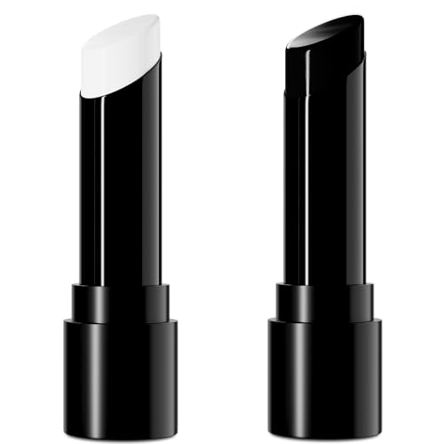 SUNNYVALE Halloween Clown Black White Face Body Paint Stick Set, Eye Black for Sports, Hypoallergenic Foundation for Skeleton Vampire Skull Cosplay Special Effects Costume SFX Halloween Makeup Kit - color: White & Black