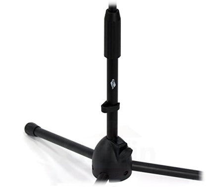 GRIFFIN Short Boom Mic Stand (Low Profile-X Series) – Tripod Mount for Kick Drum, Guitar Amps, Studio Desks, Singing & Home Recording Use - size: 1 Pack