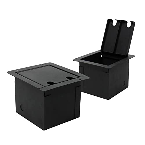 Elite Core | FB8-4XF2XM1H1E | Recessed Floor Box | 4 XLR Female, 2 XLR Male, 1 HDMI & 1 Tactical Ethernet Connections - style: 4-XLRF, 2-XLRM, 1-HDMI, 1-Ethernet