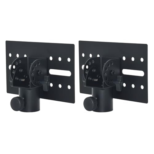 Speaker Stand Adapter, Adjustable Angle，Holds up to 110lbs,2 Packs