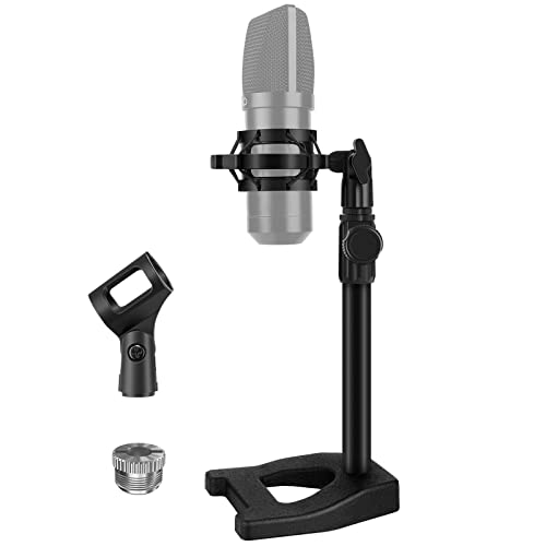 InnoGear Desktop Mic Stand Microphone Stand Desk for Fifine Blue Yeti