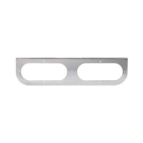 Grand General 81440 Chrome L-Shaped Mounting Bracket with 2-Oval Hole for Standard Oval Lights - color: Chrome, style: 2 Oval Holes