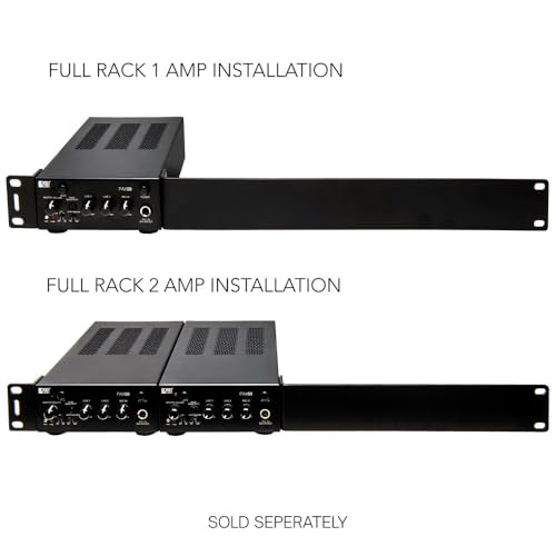 OSD Audio PAX-50 50W Commercial 70V Amplifier, 2 Channel, Class D - ¼ Rack Width, 1U Height - size: 50W, style: PAX-50