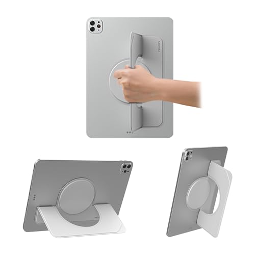 Nillkin Flexwing Adhesive Tablet Stand, 0.14in Invisible Slim iPad Holder - color: Grey