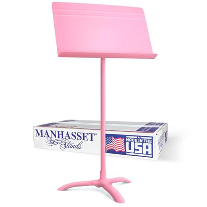 Manhasset 48 Symphony Music Stand for Sheet Music - Matte Pink - color: Pink, Matte, size: Pack of 1