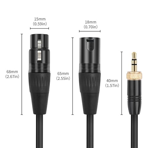 -dmx-3.5C-1/2 Dmx 3.5mm Dmx Female Male 5 Pin to Stereo Jack Audio 3.5mm Male Dmx Connector 1 to 2 Cable 3.5mm to 2 Dmx