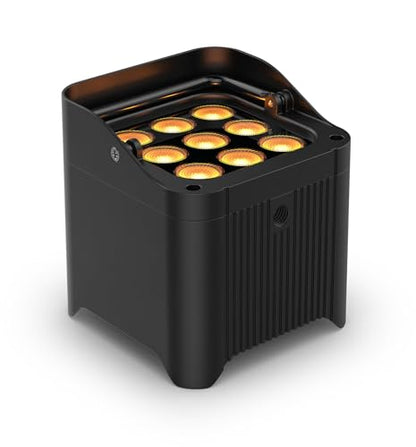 Audiosavings Bundle: (2) Chauvet DJ Freedom Par Q9 RGBA LED Wireless DMX Battery Par Can Wash Up-Light