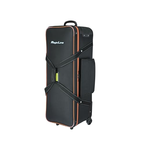 MagicLine 39.4" Heavy Duty Photo Studio Trolley Case with Side Pocket - size: 39.4" with side pocket