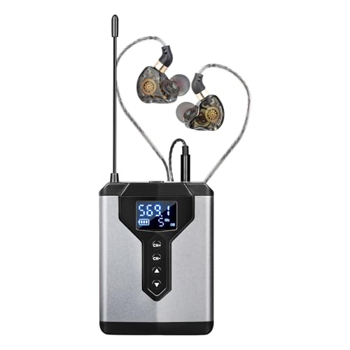 Depusheng One Receiver Only Wireless IEM System, Need Transmitter to Work(Only Receiver) - size: 1 Receiver