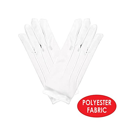 Beistle Mens One Size Awards Night Party Supplies Costume Accessory, White, 1 Pair US - size: 1 Count (Pack of 1)