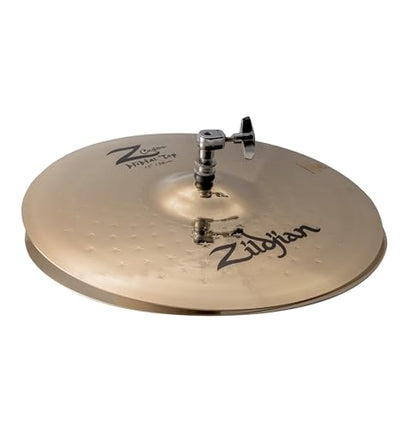 Zildjian Z40104 15" Z Custom Hi-Hats Cymbals | Crisp Chick Articulation, Tight Groove Control, Clean Stick Response, Built for Any Drum Set, Pro Bronze Alloy Build - size: 15-Inch