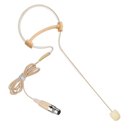 Single Earset Headset Microphone Compatible with Shure - style: Mini XLR TA4F Plug Compatible with Shure Only