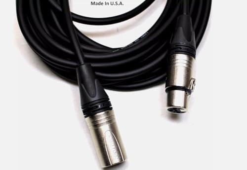 LASE Professional DMX 02 Cable/5 Pin Connector LCDMX2-NCMXX-FXX-N 25 in 25 Feet
