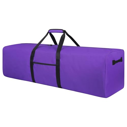 Urbanstand 48 inch Foldable Duffel Lock Zipper Travel Camp, Purple - color: Purple, size: 48 Inch