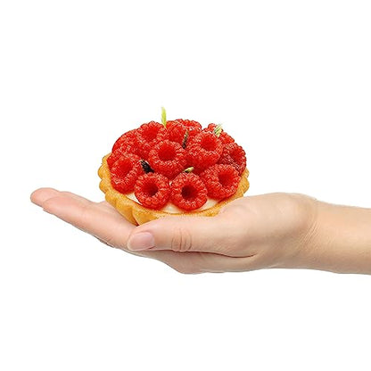 6Pcs Fake Egg Tart Models Realistic Simulated Dessert Cake Food, for Display Photography Props Kitchen Home Decoration, Lifelike & Sturdy - size: 3 Inch