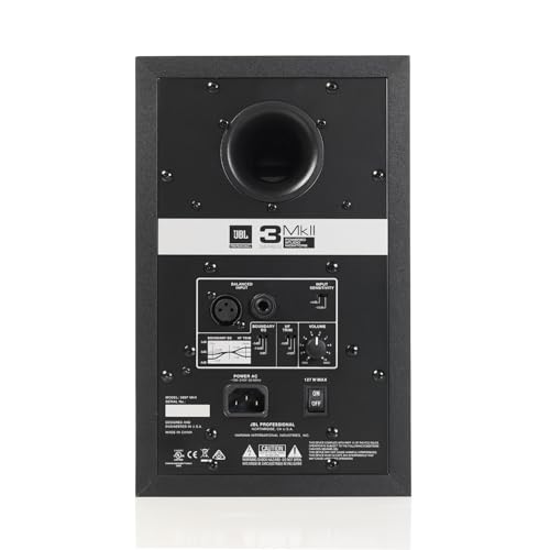 JBL Professional 305PMkII 5-Inch 2-Way Powered, Active Monitor Speaker for Near Field Music Production, Studio Monitor, Desktop Computer, Hi-Fi Audio. Sold Individually, Black - style: 305P single