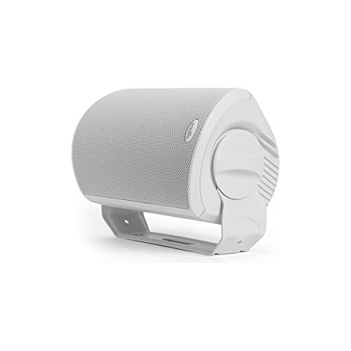Polk Audio Atrium 4 Outdoor Speakers, Powerful Bass (Pair, White) - color: White, size: 2 Speakers, style: Atrium 4