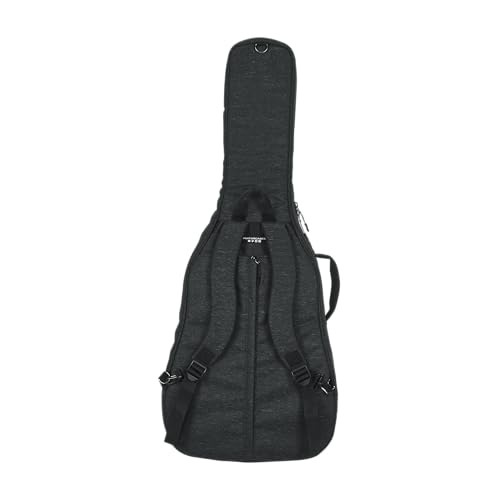 Gator Cases Transit Series Lightweight Jumbo Acoustic Guitar Gig Bag with Backpack Straps and Rubberized Base, Charcoal Black Exterior (GT-JUMBO-BLK) - color: Charcoal, style: Jumbo Acoustic Guitar