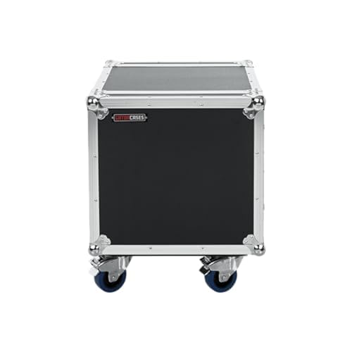 Gator Cases G-TOUR Audio Road Rack with Heavy-Duty Casters and Tour Grade Hardware; 17" Rackable Depth, 10U (G-TOUR 10U CAST)