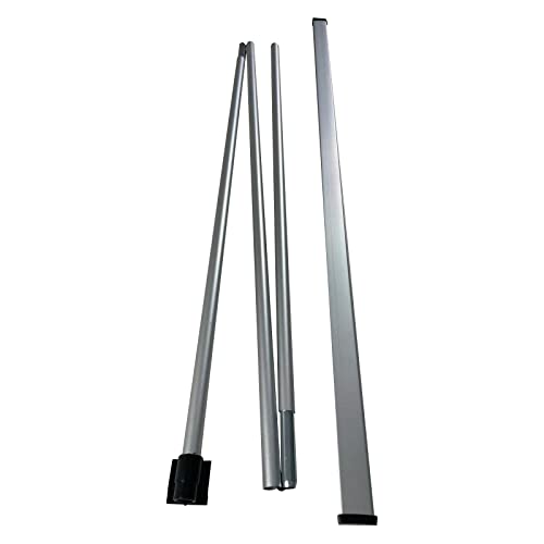 NANYANG 31 ½"x80 Heavy Duty Retractable Roll Up Banner Stand，for business trade show,store sign display Stand with Padded Canvas Bag (Stand Only) - size: 31 ½"x80"