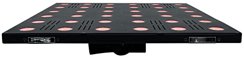 Audiosavings Bundle: Element H6 Pak (6) RGBAW+UV LED Outdoor Wireless DMX Wash Lights Bundle with Rockville Stage Matrix 36 RGB 6x6 Matrix Blinder Light + Fog/Smoke Machine w/Remote+Fluid (3 Items)