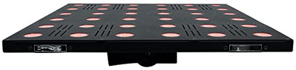 Audiosavings Bundle: Element H6 Pak (6) RGBAW+UV LED Outdoor Wireless DMX Wash Lights Bundle with Rockville Stage Matrix 36 RGB 6x6 Matrix Blinder Light + Fog/Smoke Machine w/Remote+Fluid (3 Items)
