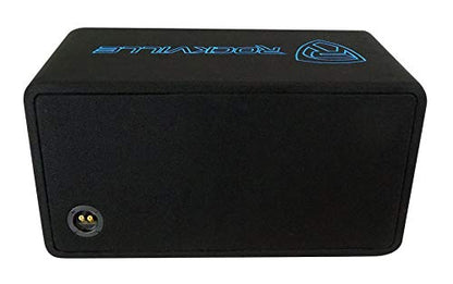 Rockville DK512 Package Dual 12" K5 Car Subwoofer Enclosure with dB12 Amp | 2800W Peak, 700W RMS, 2 Ohm Impedance, 50 Oz Magnet, Cast Iron Basket, 8 Volt Preamp Circuitry, Polypropylene Dustcap