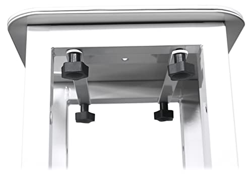 Rockville RTP32W White Totem Moving Head Light Stand with Scrims and Bags - color: white