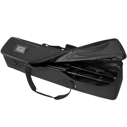 Multifunctional Tripod Bag 36.5 X 7 X 7 Inches / 93 X 18 X 18 cm Heavy Duty Tripod Carrying Case with Handle for Lights, Speakers, Cameras, Booms, Microphone Stands, Black - size: 36.5 X 7 X 7 Inch