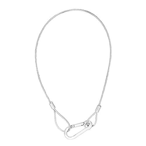 18" White Safety Cable