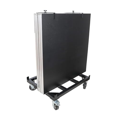 Prox X-STGX6 Universal Portable Rolling Dolly for 4X4 and 4X8 Ft. Stage Platforms - Supports 6 to 8 Units