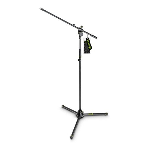 Gravity GMS4321B Microphone Stand with Folding Tripod Base & 2-Point Adjustment Boom