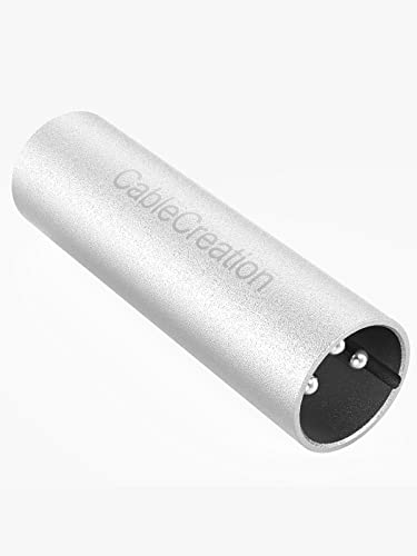 CableCreation [5-Pair XLR Female to Female & XLR Male to Male 3PIN Adapter Connector Compatible Microphone,Mixer,Silver - size: M to M & F to F