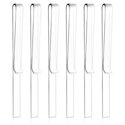 6 Pcs Music Stand Clips, Clear Acrylic Music Book Stand Page Holder Clip to Hold Book Open, Piano Book Holder Clips for Wind for Musician Composer Pianist Outdoor Gig Rehearsal Easy Reading